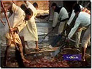 handmade rug making
