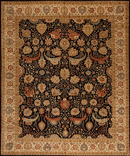 124001 Empire Collection <br> Hudson, Black/Beige