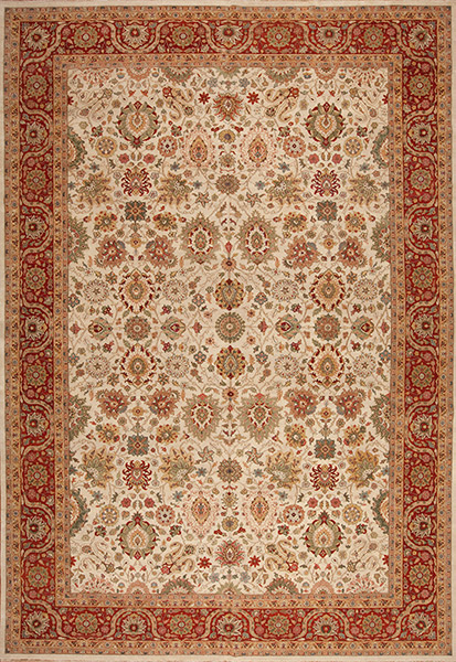 130123 Empire Collection <br> Rockefeller, Ivory/Red