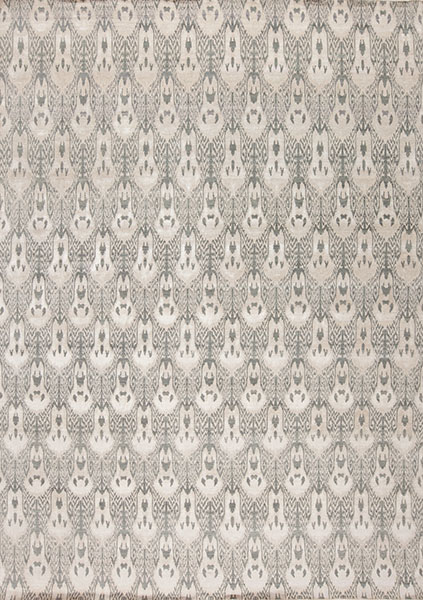 147003  Jazz Wool & Viscose <br> Bargarh-7C  , Ivory