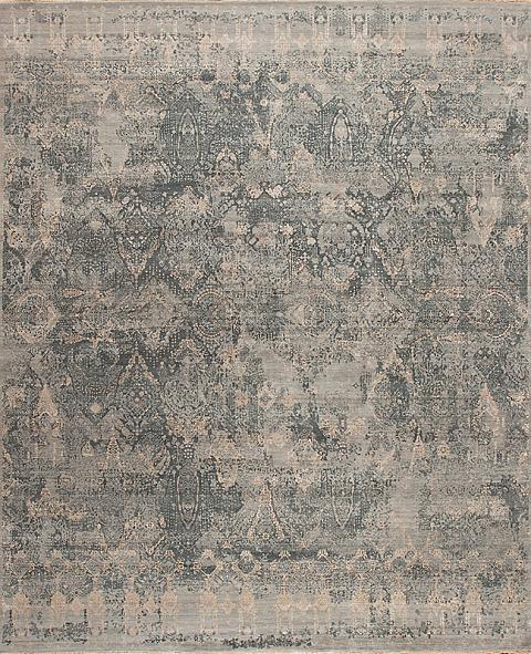 172791 Manhattan Reserve Part Silk <br> Bryant Park, Ice Blue