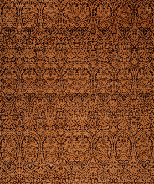 127421 MODERN TIBET 3  <BR> DAMASK DAMASK, BUTTERSCOTCH 