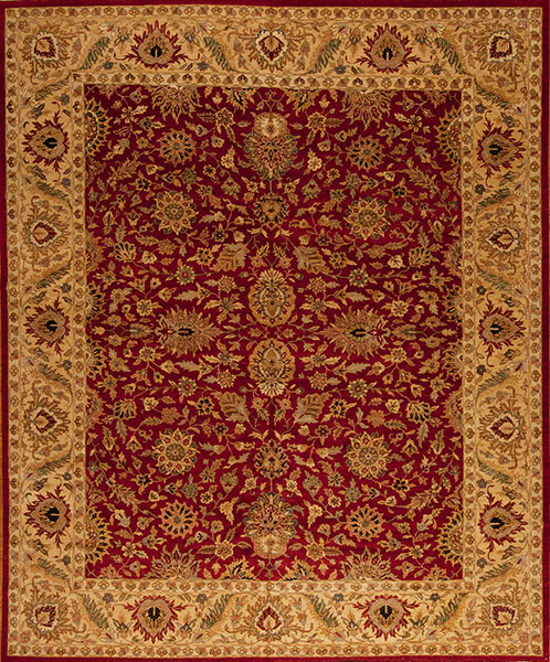 126985 MAHARANI <br> MEERA, RED/CAMEL 