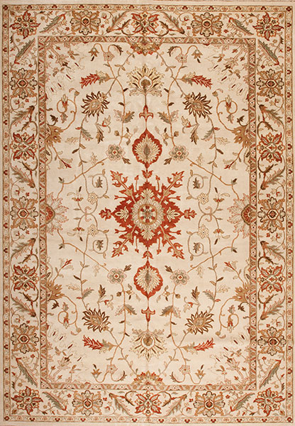 116671 OUSHAK COLLECTION <br> OUSHAK-3, IVORY/IVORY