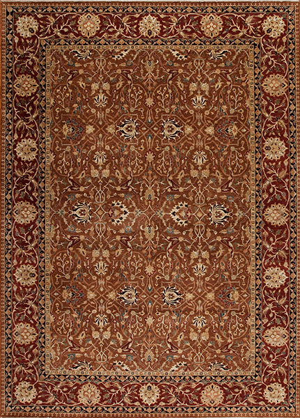 127885 MESHAD COLLECTION <br> Z-35G, BROWN/RED 