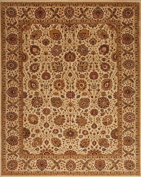 130382 FINE MESHAD COLLECTION MD-144 IVORY IVORY 