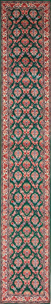 33033 Sino Persian TP143, Emerald Green/ Ivory