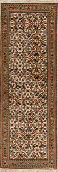 114077 Herati, Ivory/Light Green