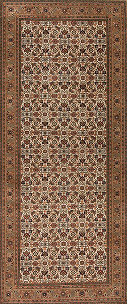 54514 HERATI, Ivory/Light Green   
