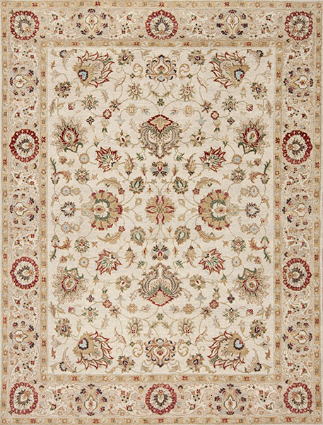 118025 SUZANI COLL AZ-2 IVORY/BEIGE 