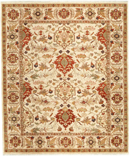 102057 OUSHAK COLLECTION M-605 ivory/ivory