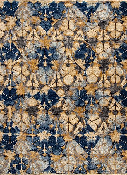 161369 Shibori Couture <br> Soma, Gold-Blue
