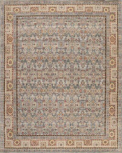 177237 Brooklyn Collection <br> Parkville Blue Multi 12.1 X 15.2