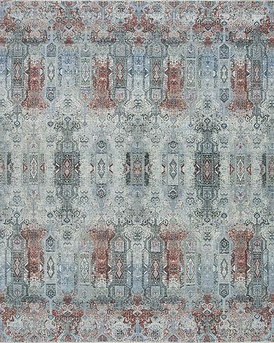 182123 Brooklyn Collection <br> Wingate Silver Rosewood 10.3 X 14.1