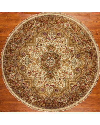 145821 Golden Age <br> Jewel Ivory/Bronze 9.0 X 9.0