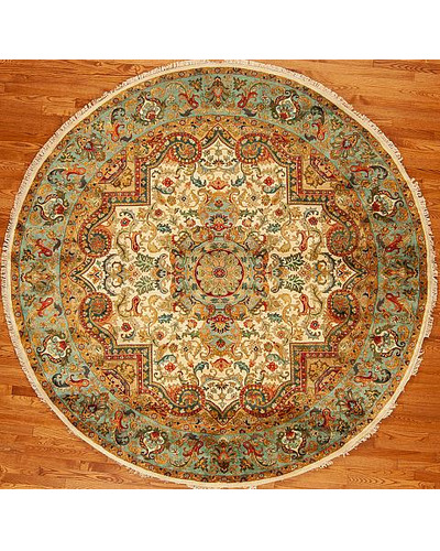 164386 Golden Age Collection <br> Jewel Ivory/Blue 8.0 X 8.0