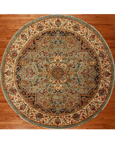 168404 Golden Age Collection <br> Jewel Blue Ivory 10.0 X 10.0