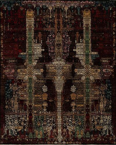164818 Manhattan Reserve <br> Gotham Black 11.11 X 15.4