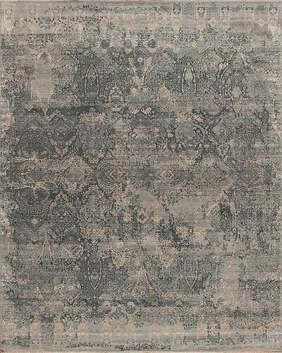 171511 Manhattan Reserve Part Silk <br> Bryant Park Ice Blue 10.2 X 14.3