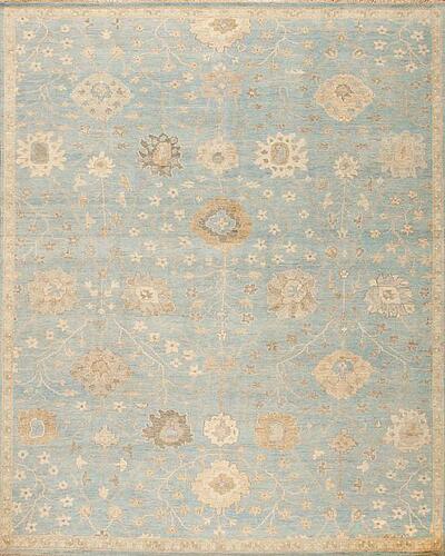 169796 Meridian Collection <br> Bloom Sky Blue 12.3 X 15.1