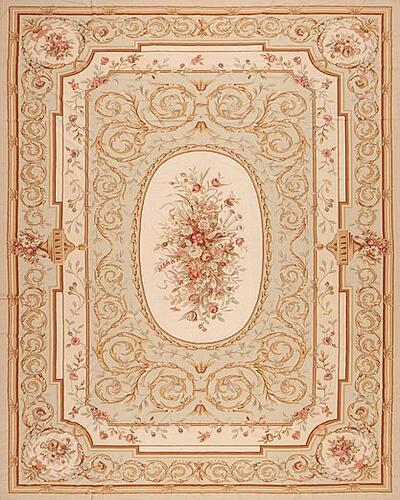 164514 Petit Point Collection <br> Henley Cel Green 12.0 X 18.0