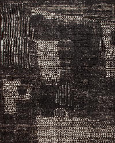 182230 Nordic Collection <br> Bjorn Natural Black 10.0 X 13.11
