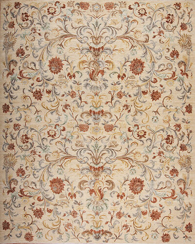 128977 ANT COLLECTION <br> BORDEAUX  Ivory 12.0 X 14.11