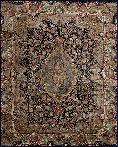 51265 KASHMIR Collection <br> 4/70 Blue 9.9 X 12.11