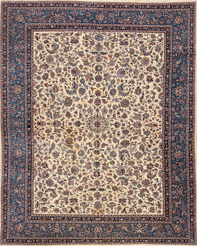 N6365 STOCK <br> Ivory/Navy 10.0 X 14.0