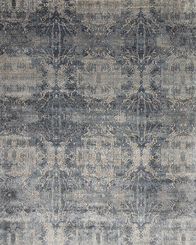 151086 LUXURIOUS COLLECTION LAVISH Blue/Grey 9.0 X 12.0