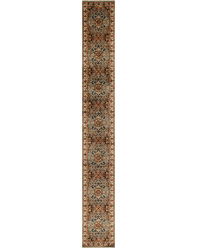 153644 Golden Age Collection <br> Jewel Blue/Ivory 2.7 X 20.1