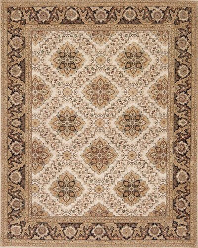 112779 COTE D'AZURE HRT-24  Ivory/Black 8.0 X 10.4
