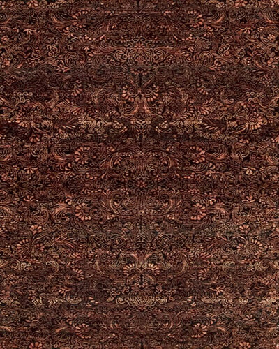 131679 MANHATTAN RESERVE STUYVESANT  Black/Rust 4.0 X 6.1
