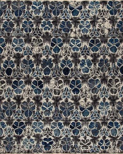 161374 Shibori Couture <br> Mito Grey-Blue 12.1 X 15.1