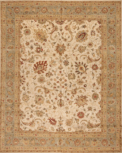 120789 Sovereign <br> ELIZABETH Ivory/Seafoam 12.0 X 15.0