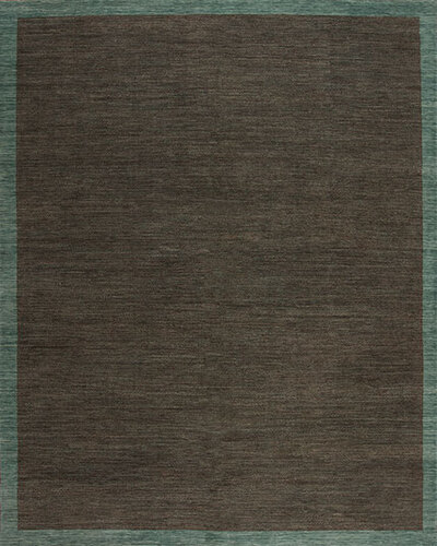 131631 TEXTURES <br> HERRINGBONE  Chocolate/Wedgwood 10.0 X 14.0