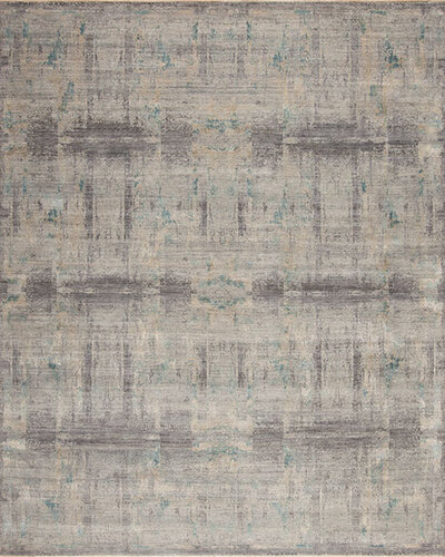 153740 Transcendence Wool & Silk <br> Power Silvery-Blue 11.11 X 15.0