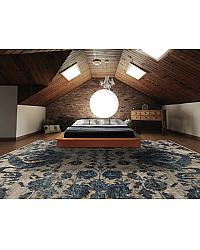 Heaven Greige-Blues Standard sizes 2x3, 6x9, 8x10, 9x12, 10x14. <br>
Call for availability.